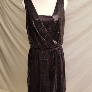 White House Black Market Black Sequined Dress